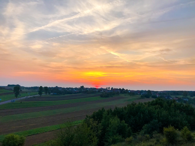 ポーランドの夕暮れ